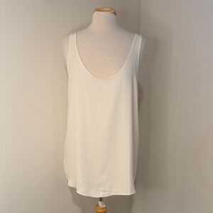 LOFT Classic White Tank Top